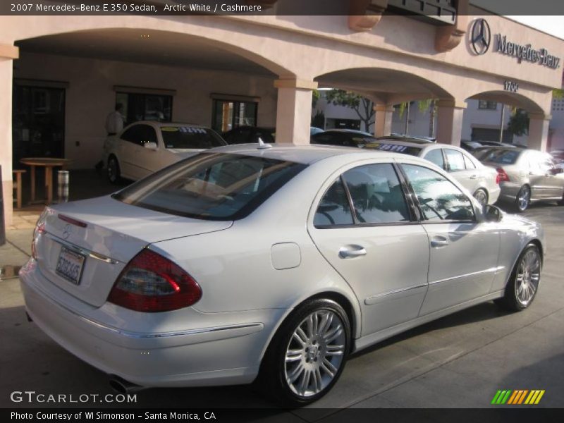 Arctic White / Cashmere 2007 Mercedes-Benz E 350 Sedan