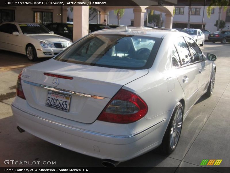 Arctic White / Cashmere 2007 Mercedes-Benz E 350 Sedan