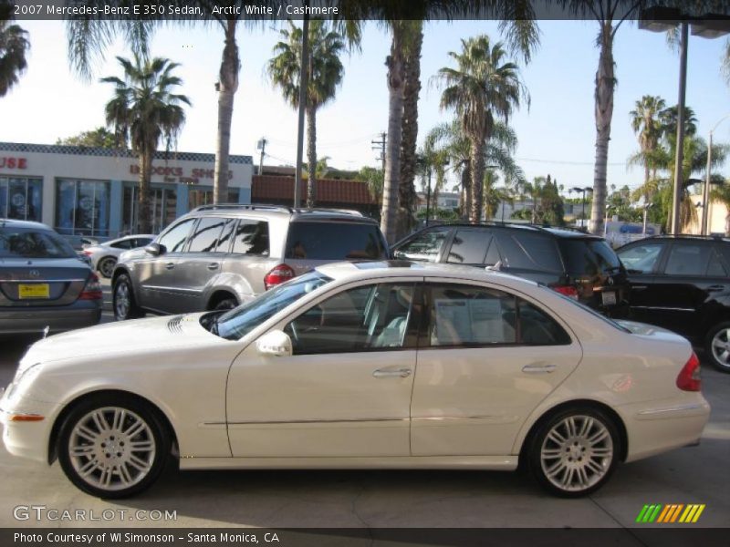 Arctic White / Cashmere 2007 Mercedes-Benz E 350 Sedan