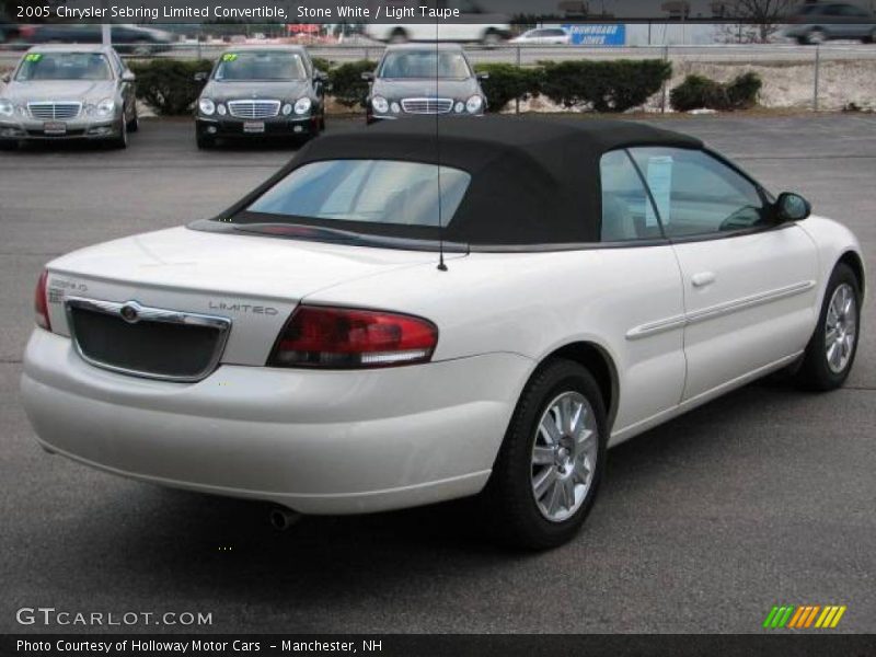 Stone White / Light Taupe 2005 Chrysler Sebring Limited Convertible