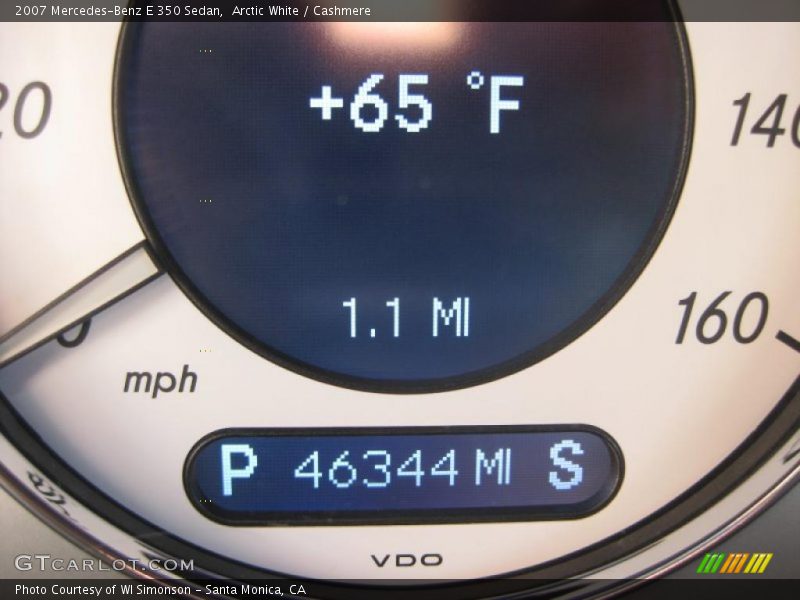 Arctic White / Cashmere 2007 Mercedes-Benz E 350 Sedan