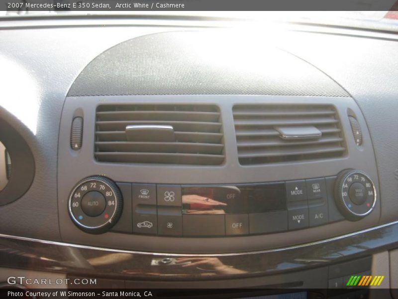 Arctic White / Cashmere 2007 Mercedes-Benz E 350 Sedan