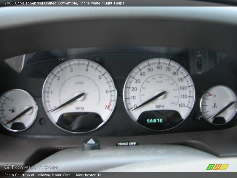 Stone White / Light Taupe 2005 Chrysler Sebring Limited Convertible