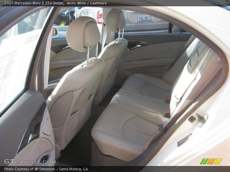 Arctic White / Cashmere 2007 Mercedes-Benz E 350 Sedan