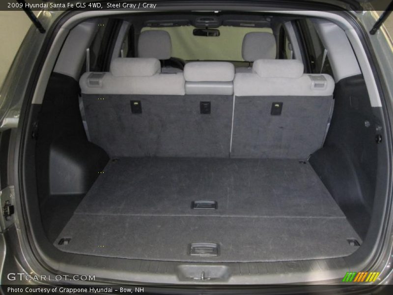 Steel Gray / Gray 2009 Hyundai Santa Fe GLS 4WD