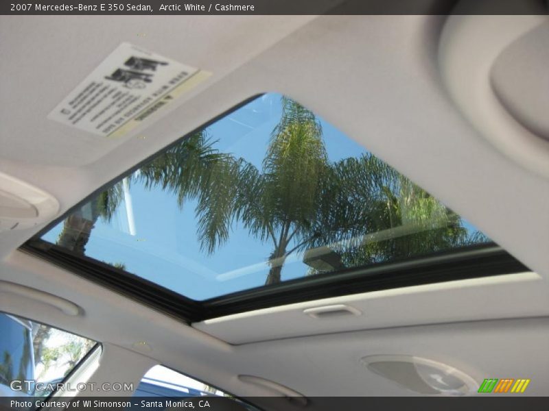 Arctic White / Cashmere 2007 Mercedes-Benz E 350 Sedan