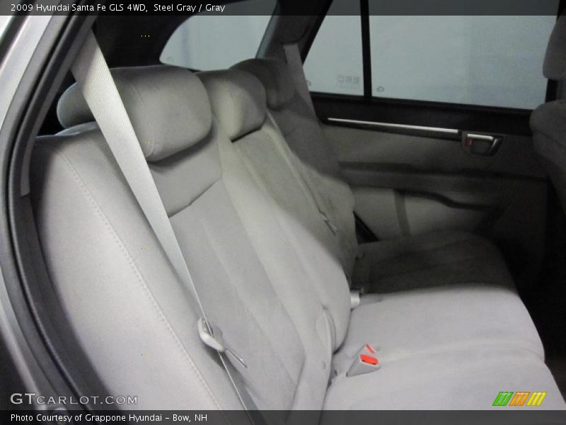 Steel Gray / Gray 2009 Hyundai Santa Fe GLS 4WD