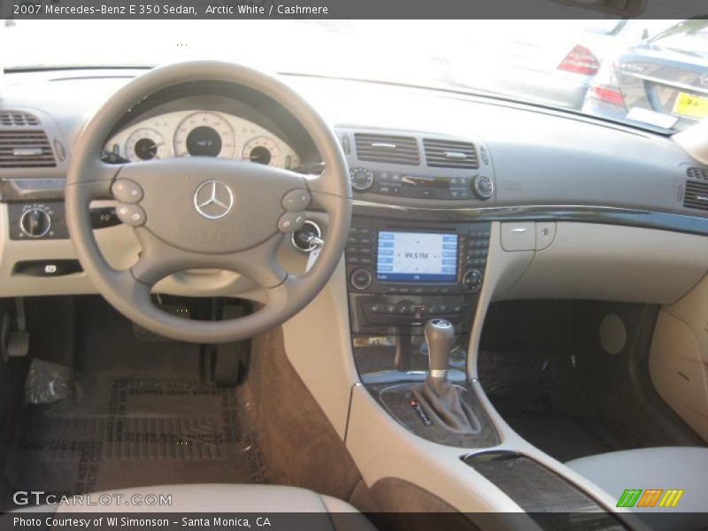 Arctic White / Cashmere 2007 Mercedes-Benz E 350 Sedan