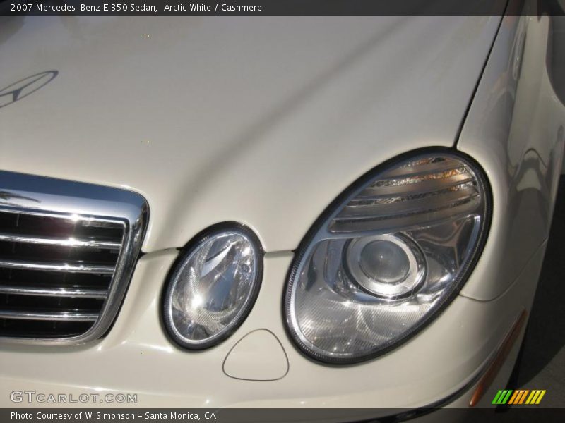 Arctic White / Cashmere 2007 Mercedes-Benz E 350 Sedan