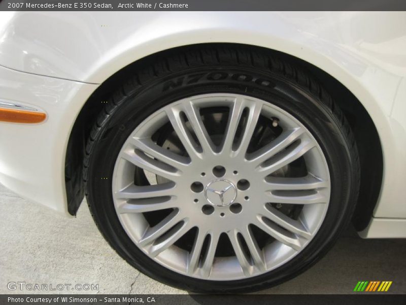 Arctic White / Cashmere 2007 Mercedes-Benz E 350 Sedan