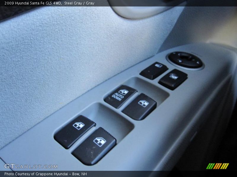 Steel Gray / Gray 2009 Hyundai Santa Fe GLS 4WD