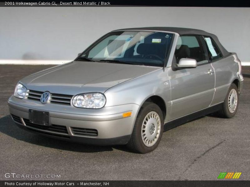 Desert Wind Metallic / Black 2001 Volkswagen Cabrio GL