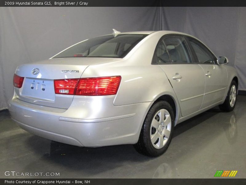 Bright Silver / Gray 2009 Hyundai Sonata GLS