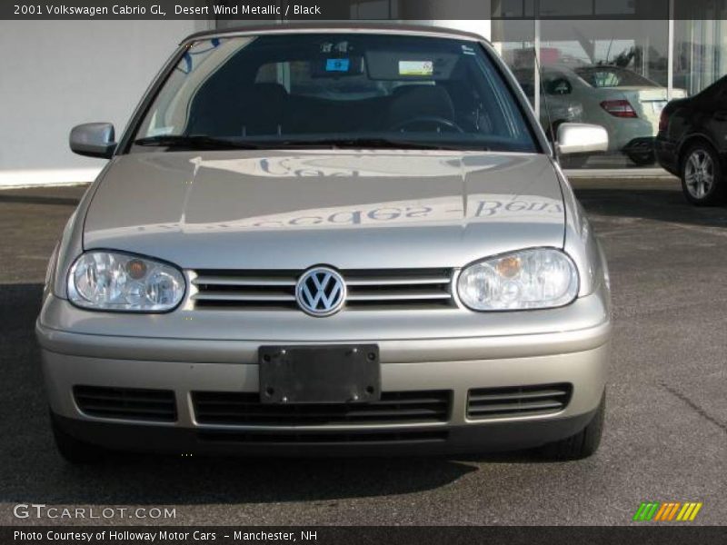 Desert Wind Metallic / Black 2001 Volkswagen Cabrio GL