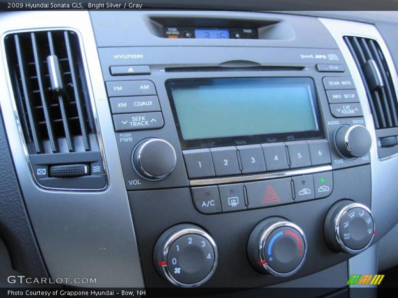 Bright Silver / Gray 2009 Hyundai Sonata GLS