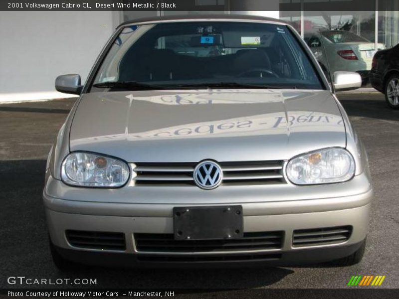 Desert Wind Metallic / Black 2001 Volkswagen Cabrio GL