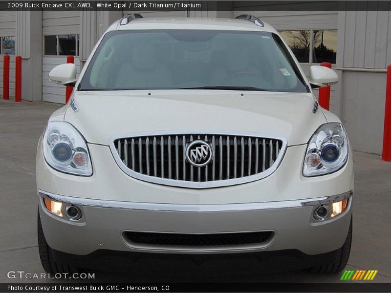 White Opal / Dark Titanium/Titanium 2009 Buick Enclave CXL AWD