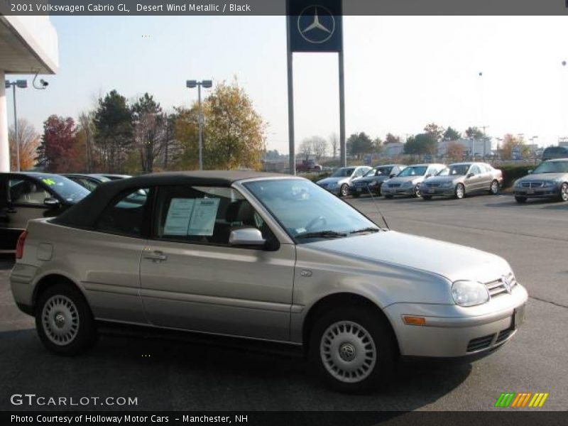 Desert Wind Metallic / Black 2001 Volkswagen Cabrio GL