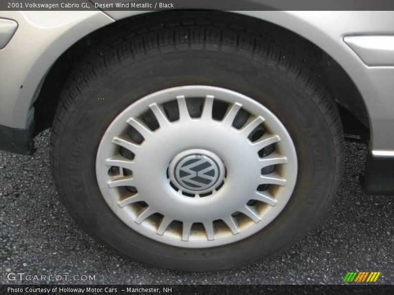 Desert Wind Metallic / Black 2001 Volkswagen Cabrio GL