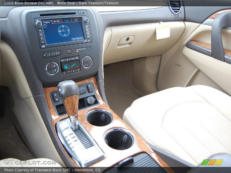 White Opal / Dark Titanium/Titanium 2009 Buick Enclave CXL AWD