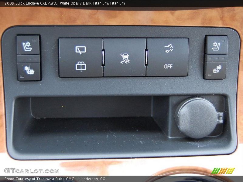 White Opal / Dark Titanium/Titanium 2009 Buick Enclave CXL AWD
