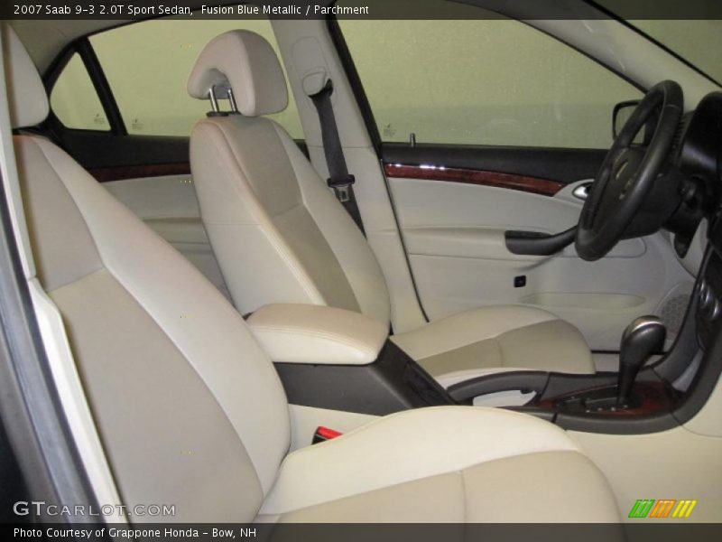 Fusion Blue Metallic / Parchment 2007 Saab 9-3 2.0T Sport Sedan