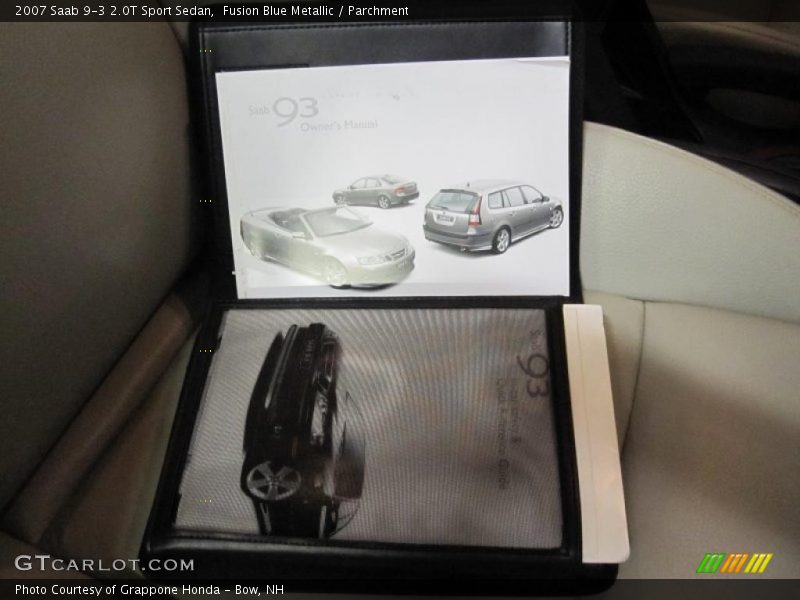 Fusion Blue Metallic / Parchment 2007 Saab 9-3 2.0T Sport Sedan