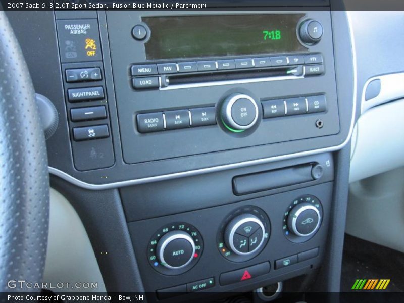 Fusion Blue Metallic / Parchment 2007 Saab 9-3 2.0T Sport Sedan