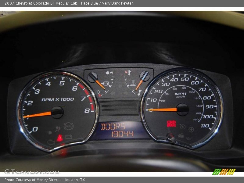 Pace Blue / Very Dark Pewter 2007 Chevrolet Colorado LT Regular Cab