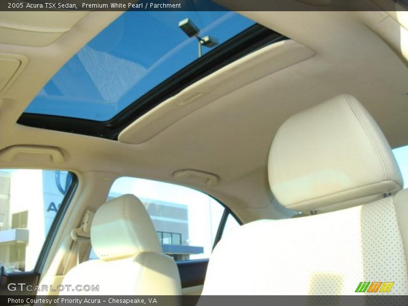 Premium White Pearl / Parchment 2005 Acura TSX Sedan