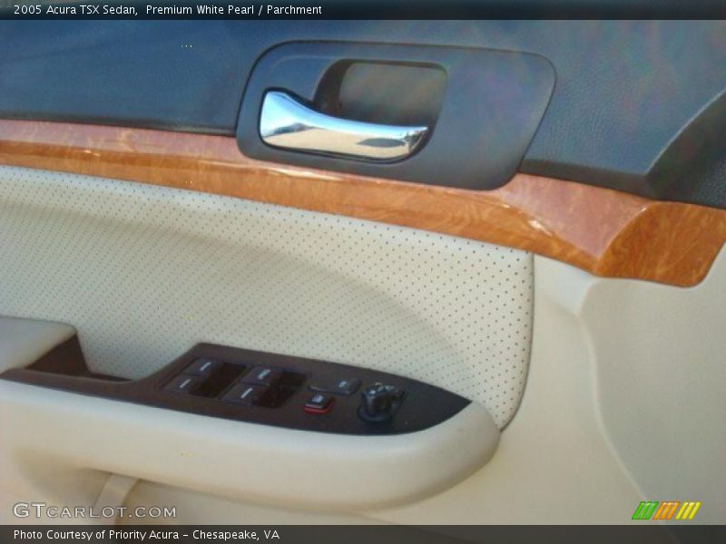 Premium White Pearl / Parchment 2005 Acura TSX Sedan