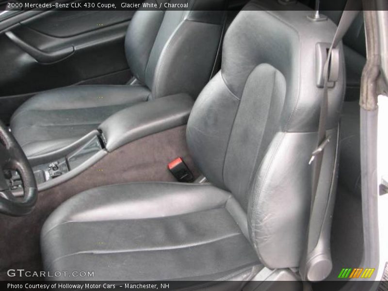Glacier White / Charcoal 2000 Mercedes-Benz CLK 430 Coupe