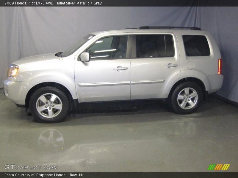 Billet Silver Metallic / Gray 2009 Honda Pilot EX-L 4WD