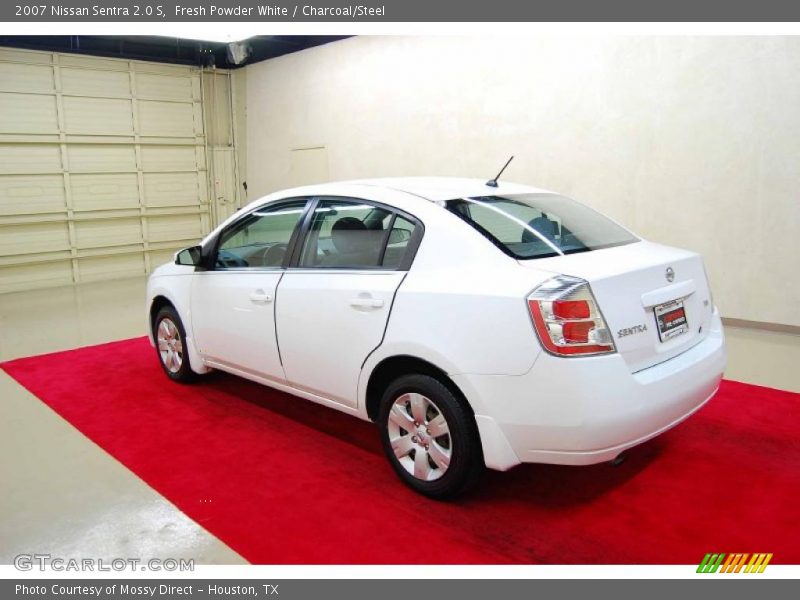 Fresh Powder White / Charcoal/Steel 2007 Nissan Sentra 2.0 S