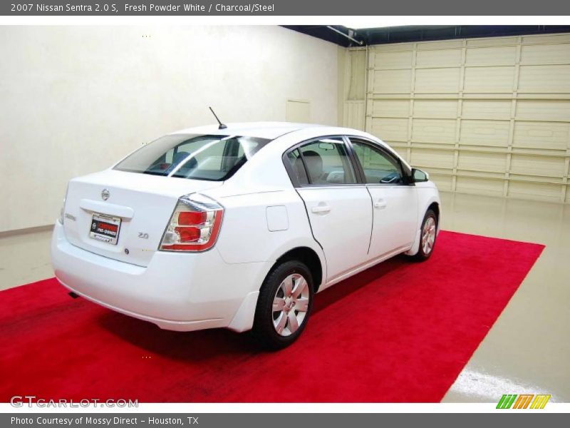 Fresh Powder White / Charcoal/Steel 2007 Nissan Sentra 2.0 S