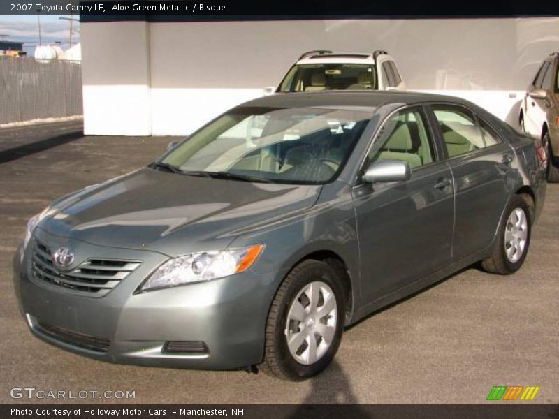Aloe Green Metallic / Bisque 2007 Toyota Camry LE
