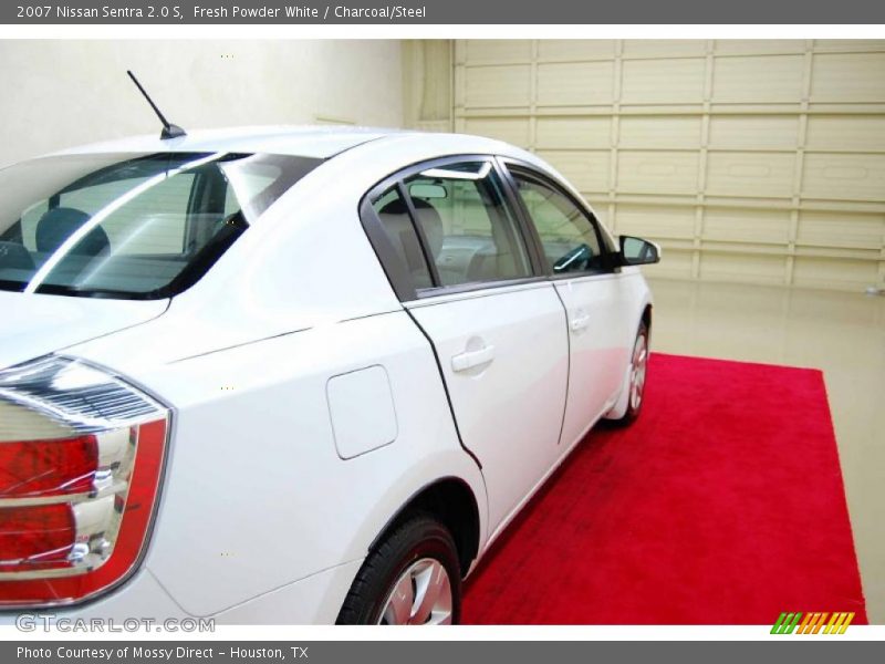 Fresh Powder White / Charcoal/Steel 2007 Nissan Sentra 2.0 S