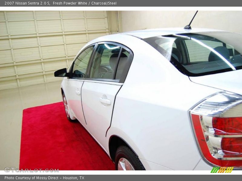 Fresh Powder White / Charcoal/Steel 2007 Nissan Sentra 2.0 S