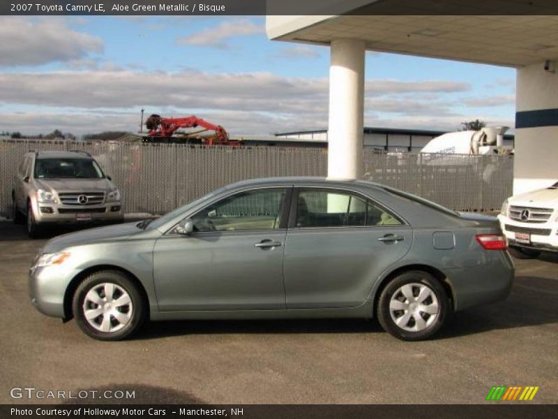 Aloe Green Metallic / Bisque 2007 Toyota Camry LE