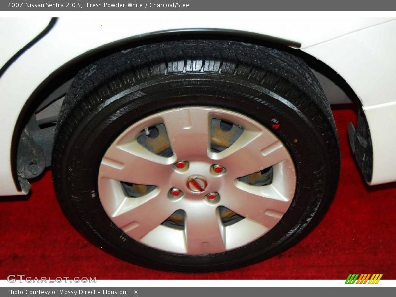 Fresh Powder White / Charcoal/Steel 2007 Nissan Sentra 2.0 S