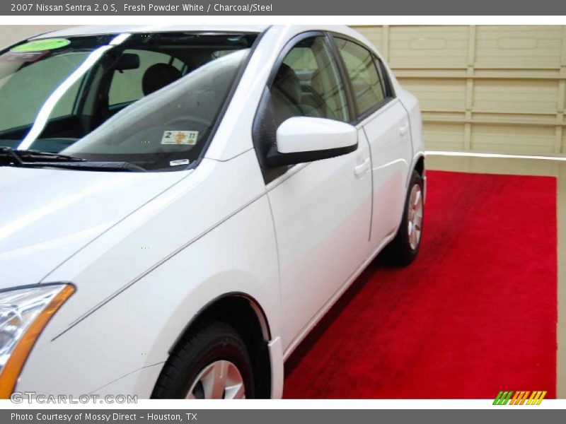 Fresh Powder White / Charcoal/Steel 2007 Nissan Sentra 2.0 S