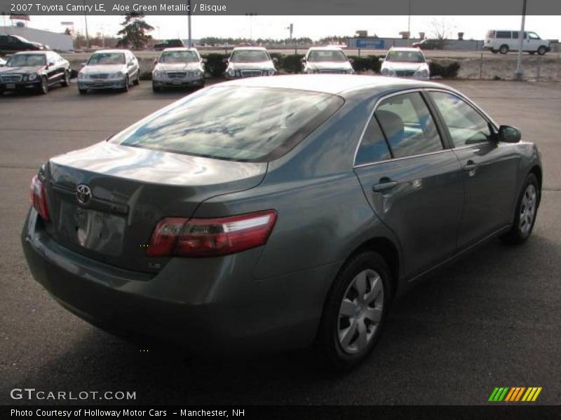 Aloe Green Metallic / Bisque 2007 Toyota Camry LE