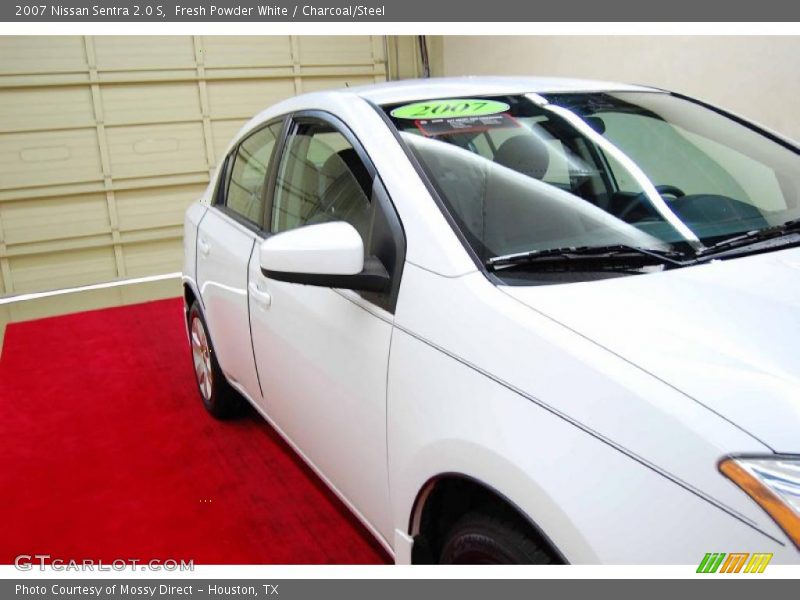 Fresh Powder White / Charcoal/Steel 2007 Nissan Sentra 2.0 S