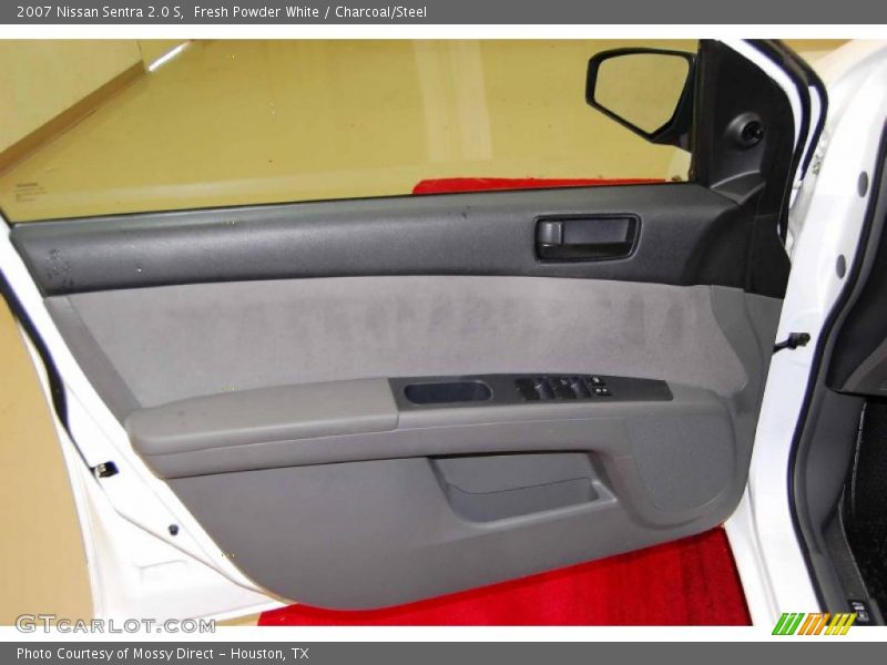 Fresh Powder White / Charcoal/Steel 2007 Nissan Sentra 2.0 S