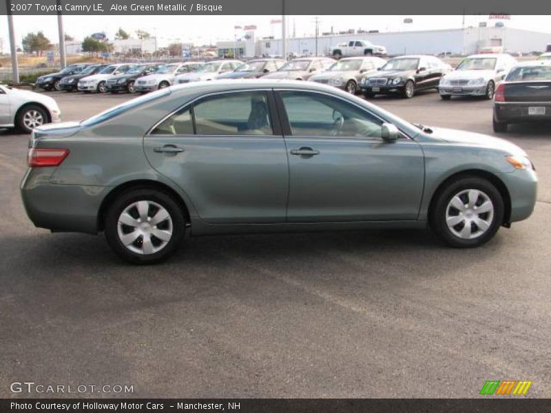 Aloe Green Metallic / Bisque 2007 Toyota Camry LE