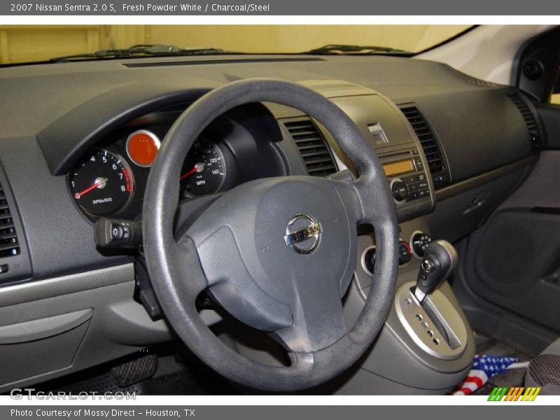 Fresh Powder White / Charcoal/Steel 2007 Nissan Sentra 2.0 S