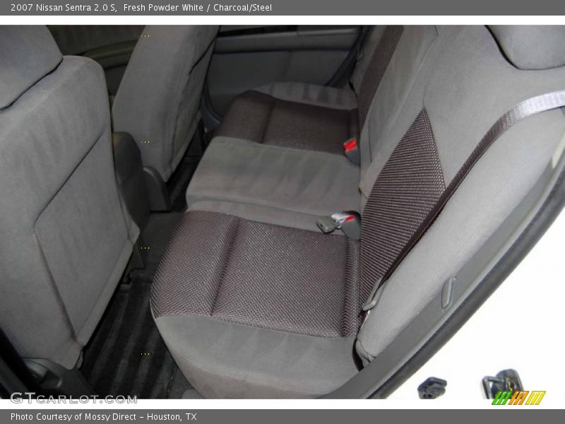 Fresh Powder White / Charcoal/Steel 2007 Nissan Sentra 2.0 S