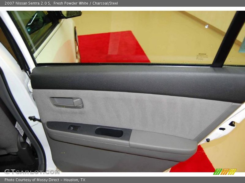 Fresh Powder White / Charcoal/Steel 2007 Nissan Sentra 2.0 S