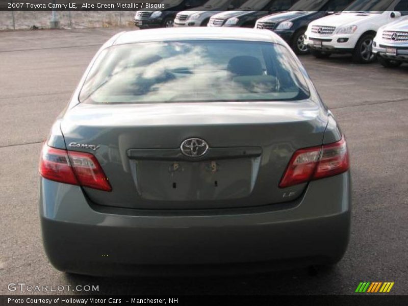 Aloe Green Metallic / Bisque 2007 Toyota Camry LE