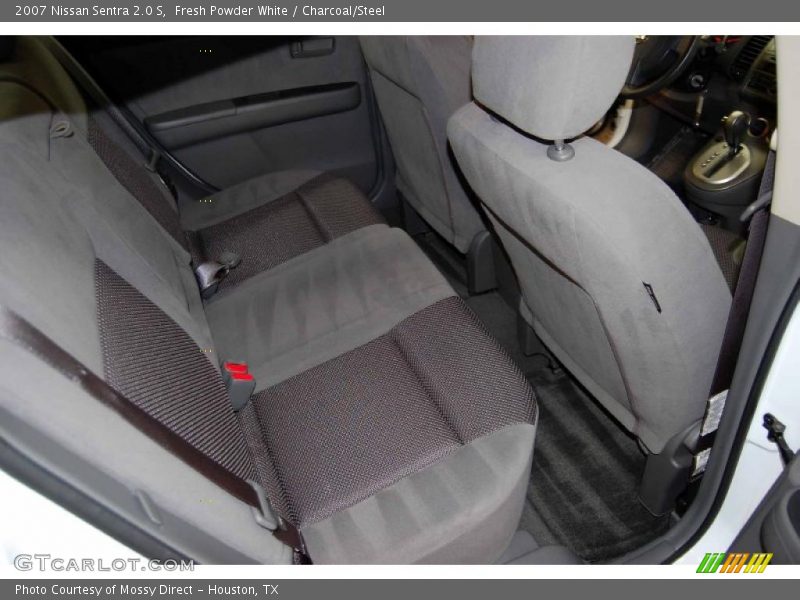 Fresh Powder White / Charcoal/Steel 2007 Nissan Sentra 2.0 S